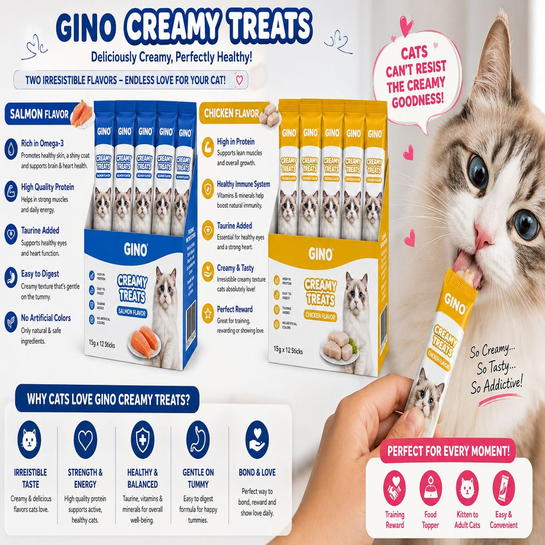 Gino Creamy Treat Stick 15g (Chicken & Tuna)