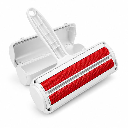 Large Red & White Pet Hair Lint Roller