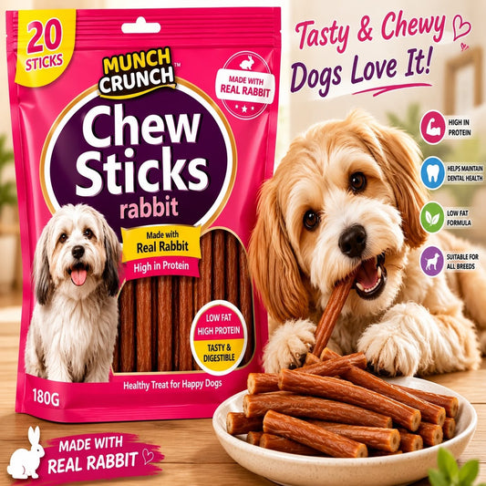 Munch Crunch Chew Sticks Rabbit