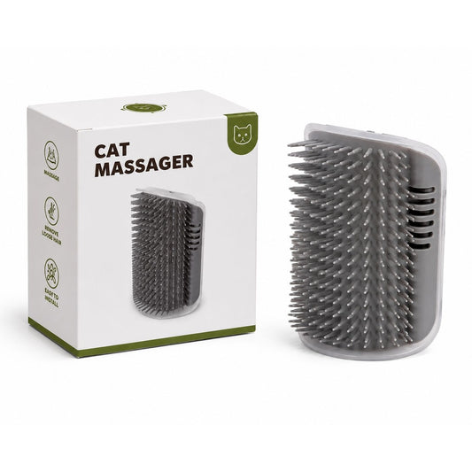 Self Grooming Cat Corner Massager Brush