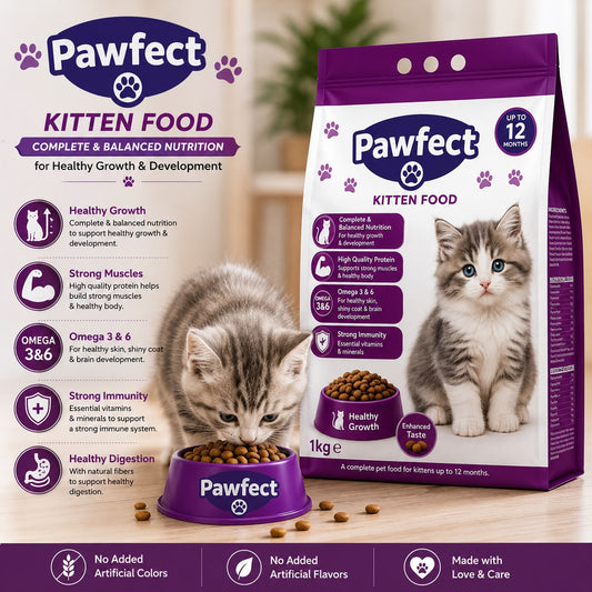 Pawfect Kitten Food – 500G