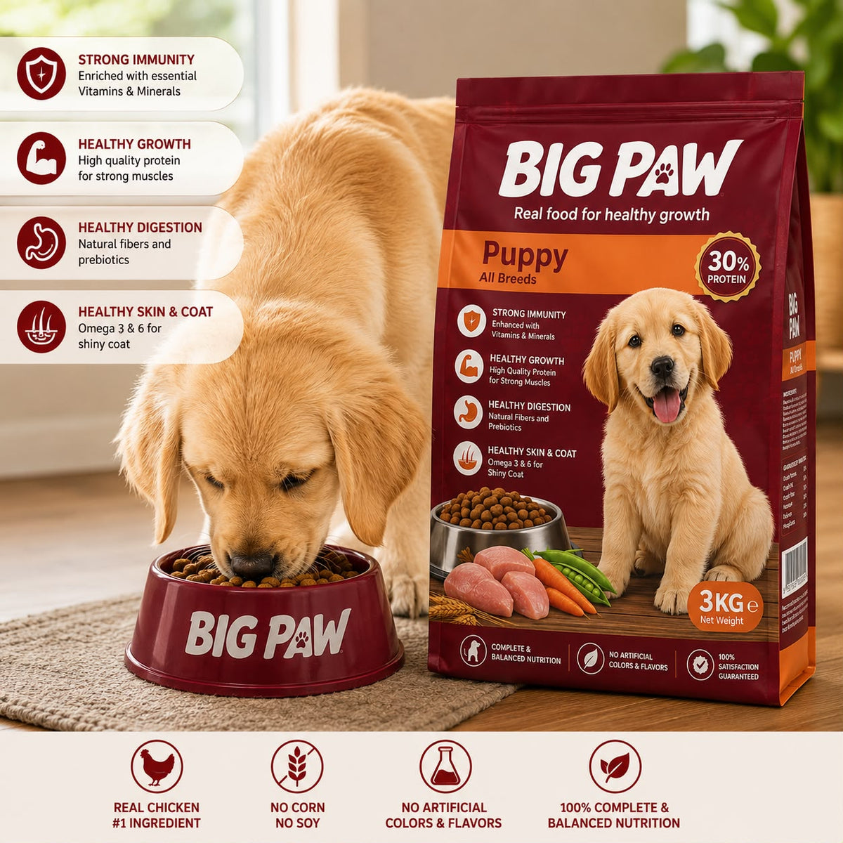 Big Paw Puppy Food – 3KG