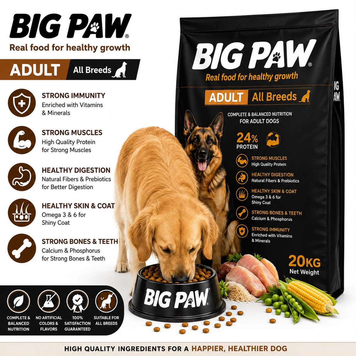 Big Paw Adult Dog Food 20KG