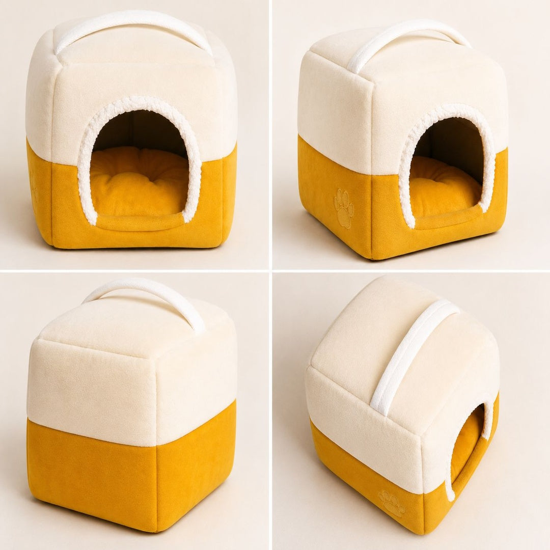 2-in-1 Pet Bed & House