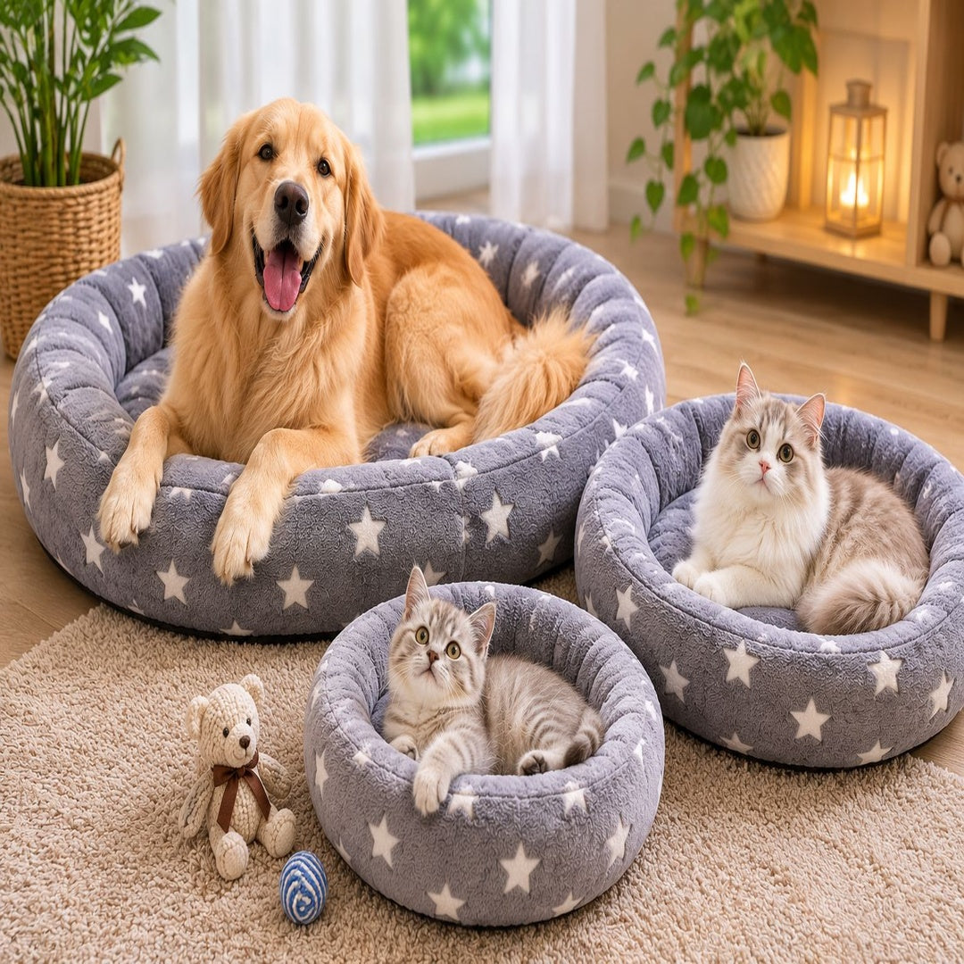 3-Piece Luxury Pet Bed Set