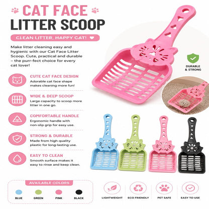 Cat Face Litter Scoop – Imported Medium Size