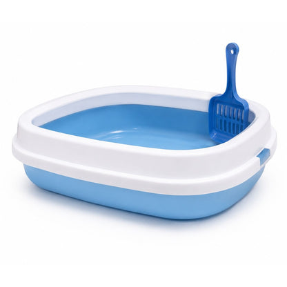 Covered Cat Litter Tray with Scoop