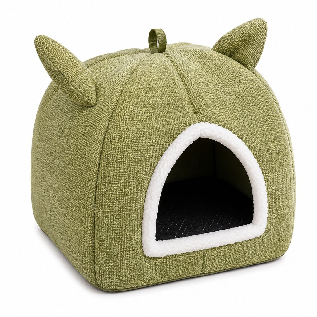 Cozy Cat Cave House Bed