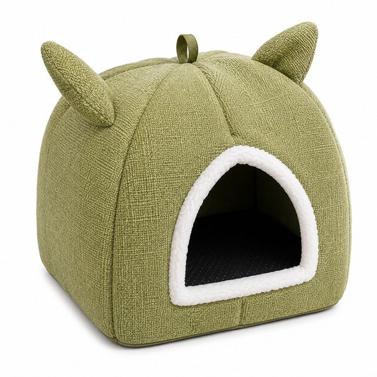 Cozy Cat Cave House Bed
