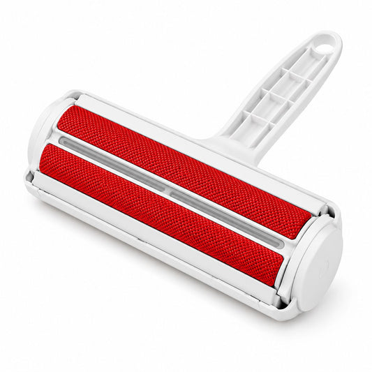 Large Red & White Pet Hair Lint Roller