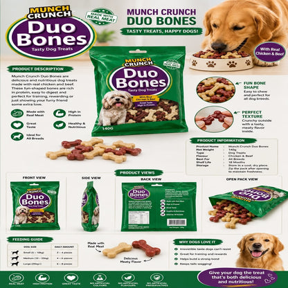 Munch Crunch Duo Bones Dog Treats