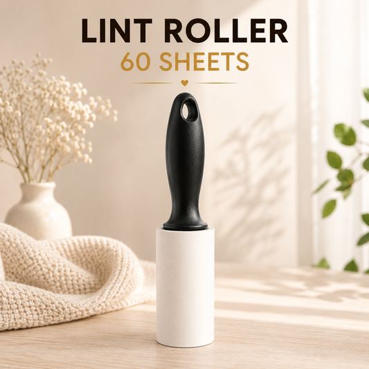 Reusable Lint Roller – 60 Sticky Sheets Pet Hair Remover