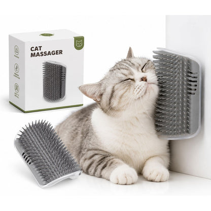 Self Grooming Cat Corner Massager Brush