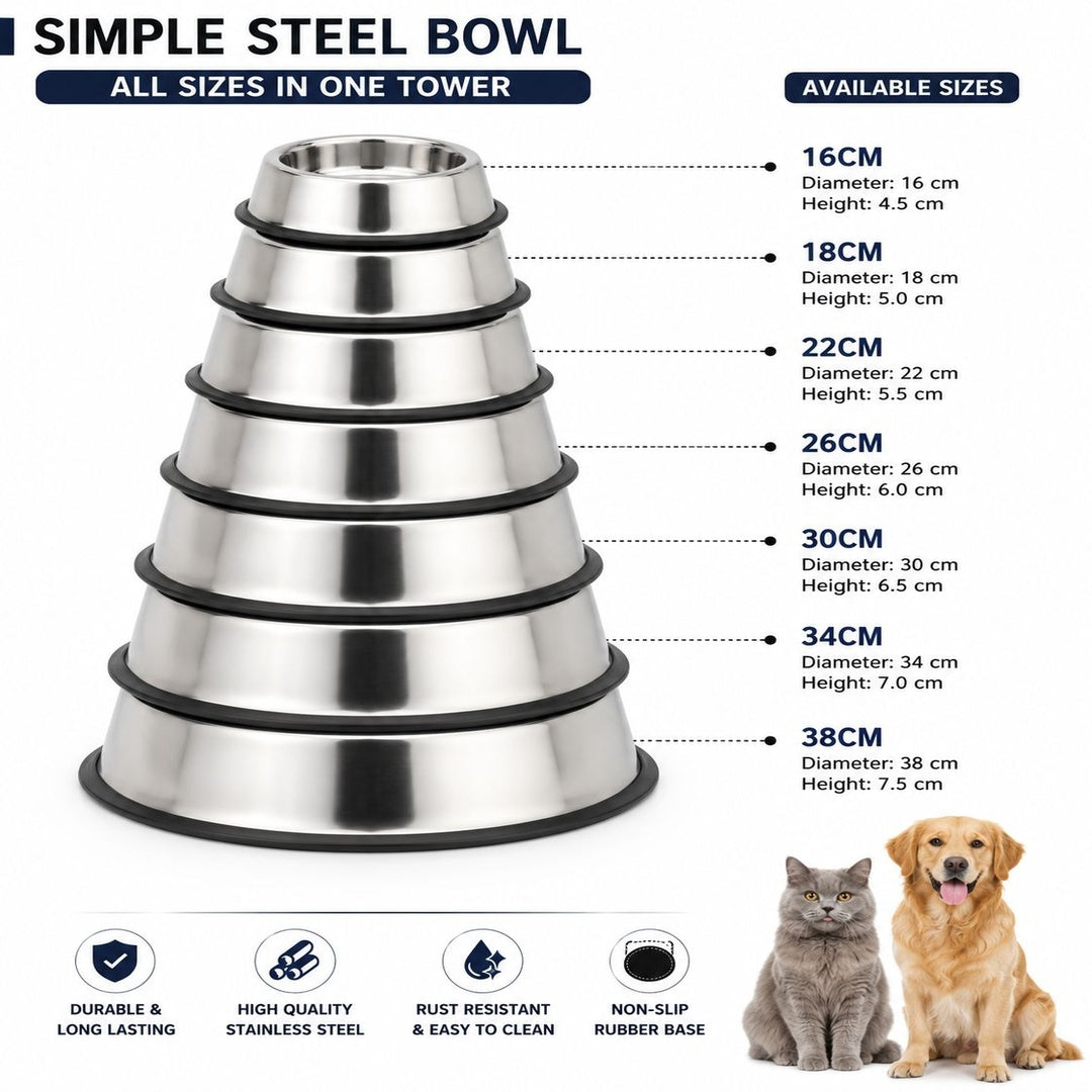 Simple Steel Bowl