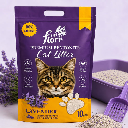 Flori Pet Premium Bentonite Cat Litter