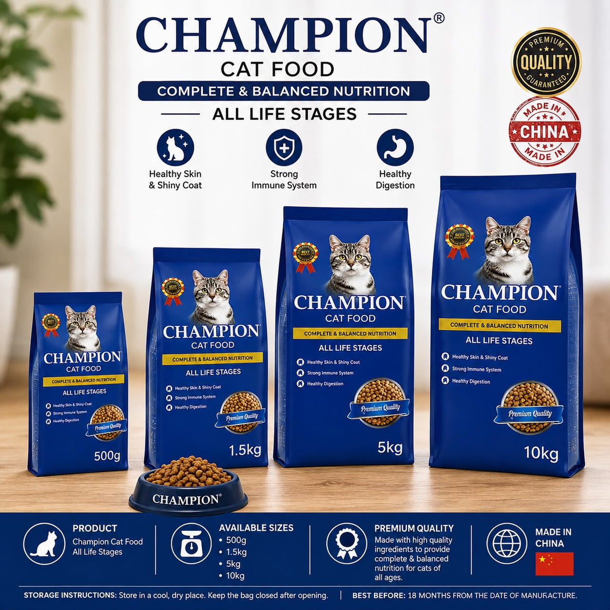 Champion Cat Food – All Life Stages
