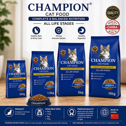 Champion Cat Food – All Life Stages