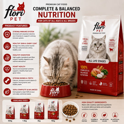 Flori Pet Cat Food – All Life Stages