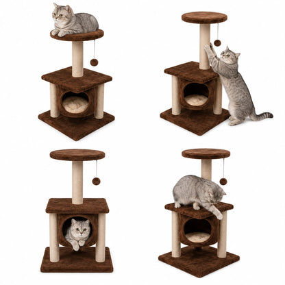 Double Center Round Cat Tree – 87CM