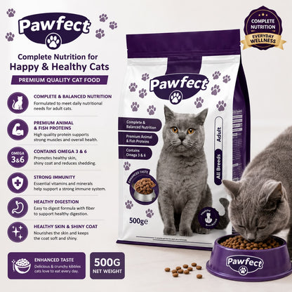 Pawfect Cat Food – 500G