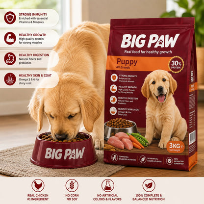 Big Paw Puppy Food – 3KG