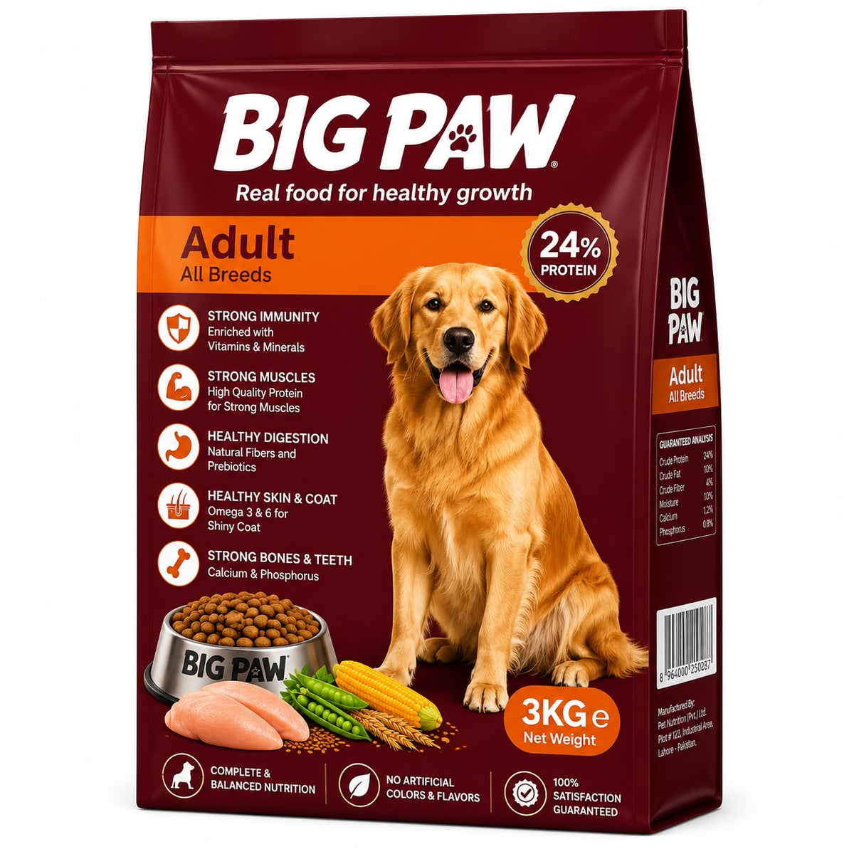 Big Paw Adult Dog Food 3KG