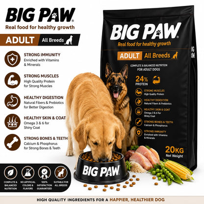 Big Paw Adult Dog Food 20KG