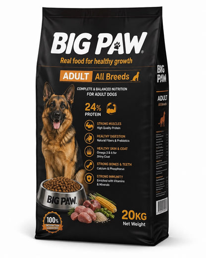 Big Paw Adult Dog Food 20KG