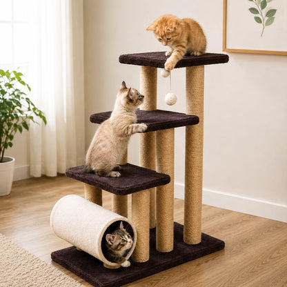 3 Steps Round Cat Tree – 85CM