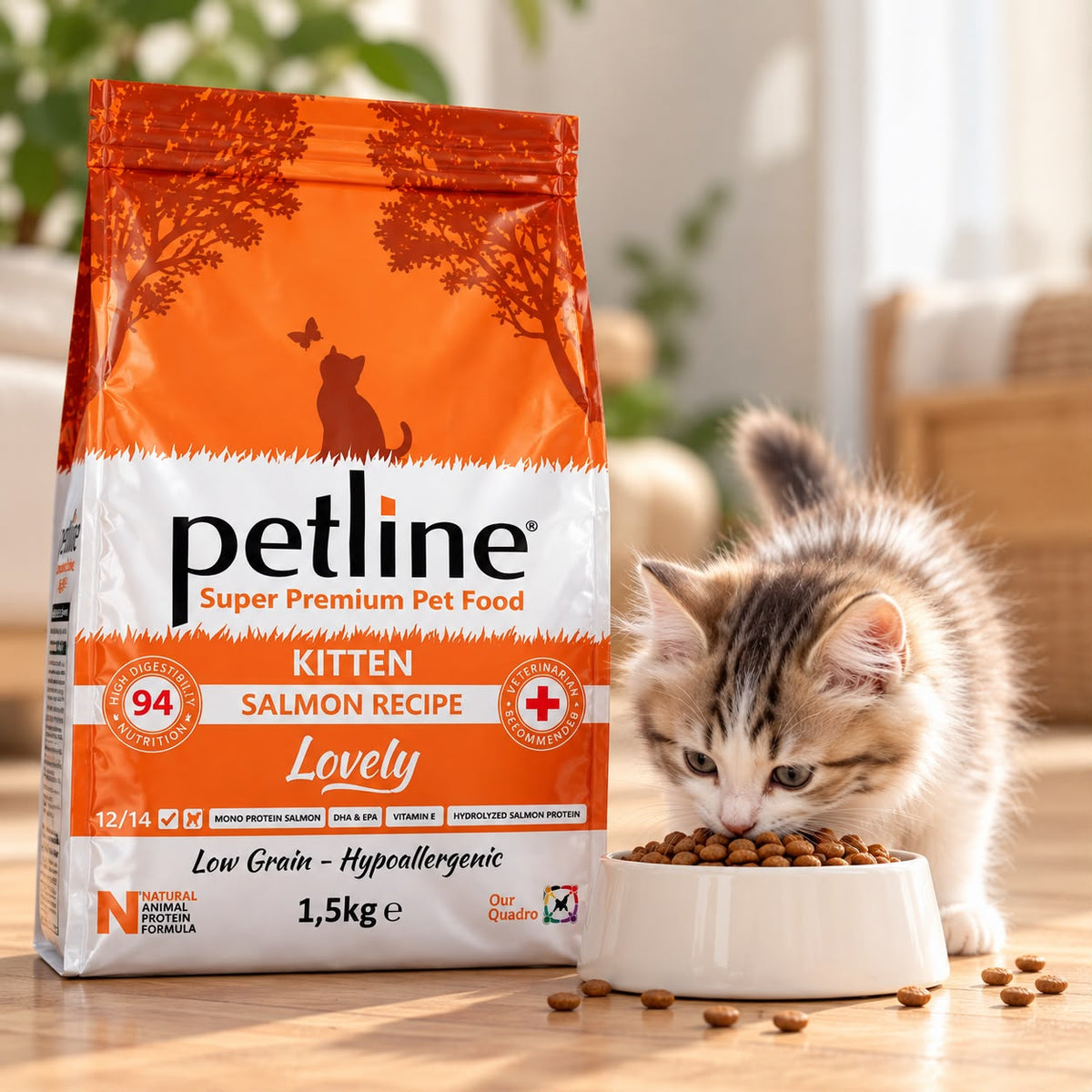 Petline Super Premium Kitten Food – Salmon