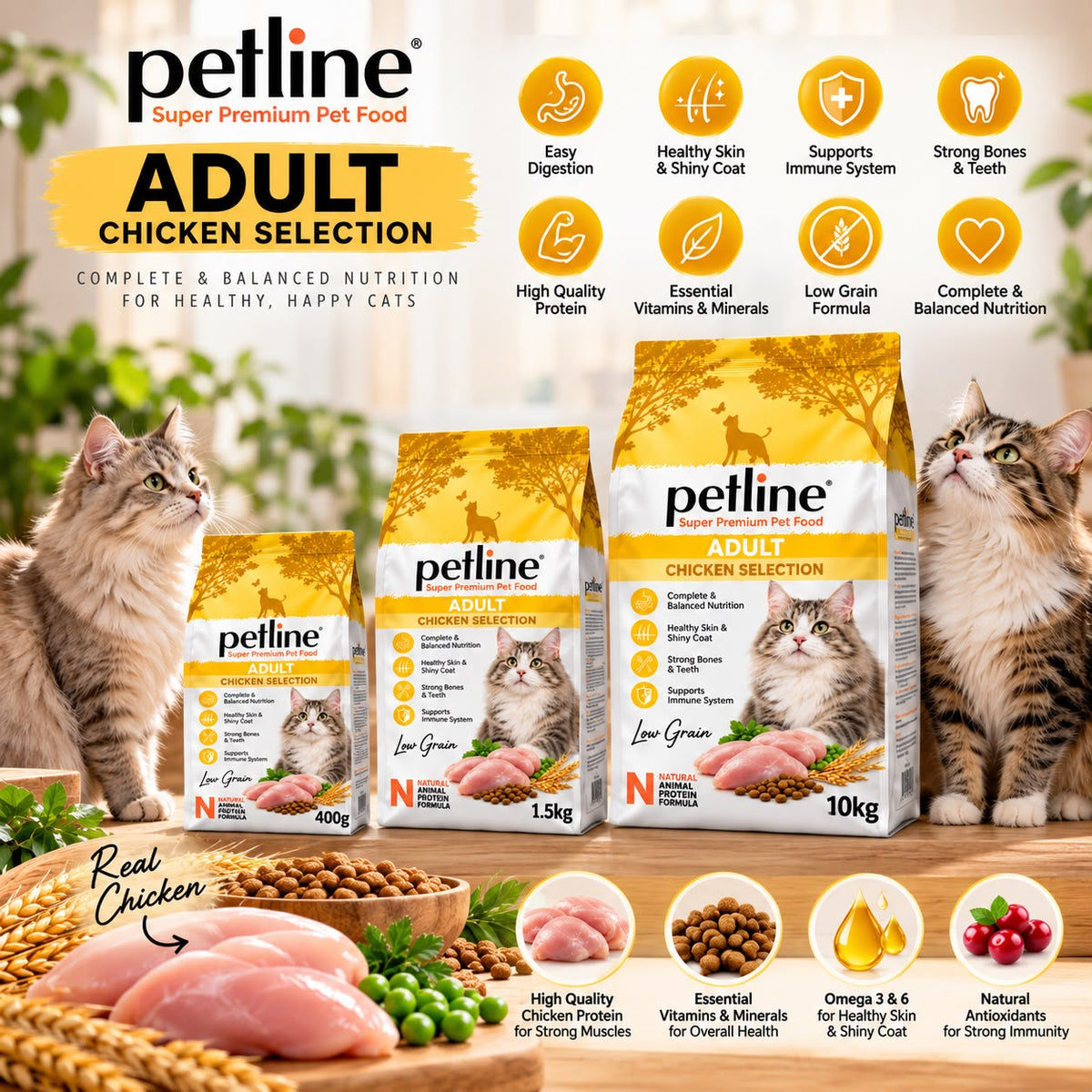 Petline Adult Chicken Food