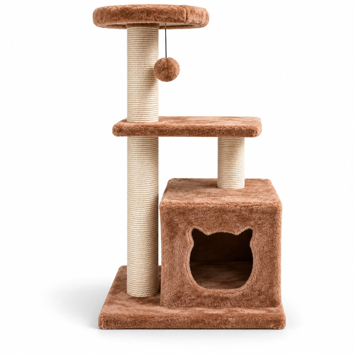 Single Square House Cat Tree