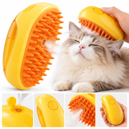 Pet Steam Grooming Brush