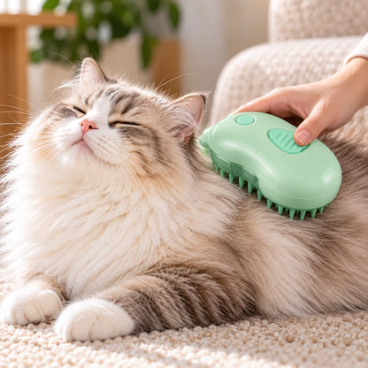 Pet Steam Grooming Brush