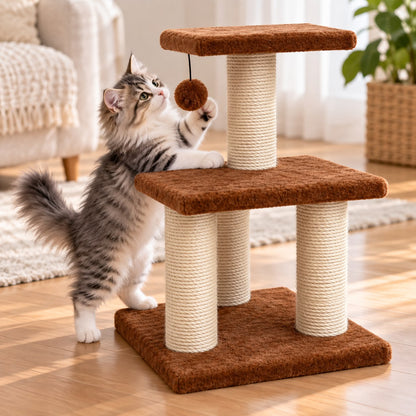3 Pole Cat Tree – 46CM