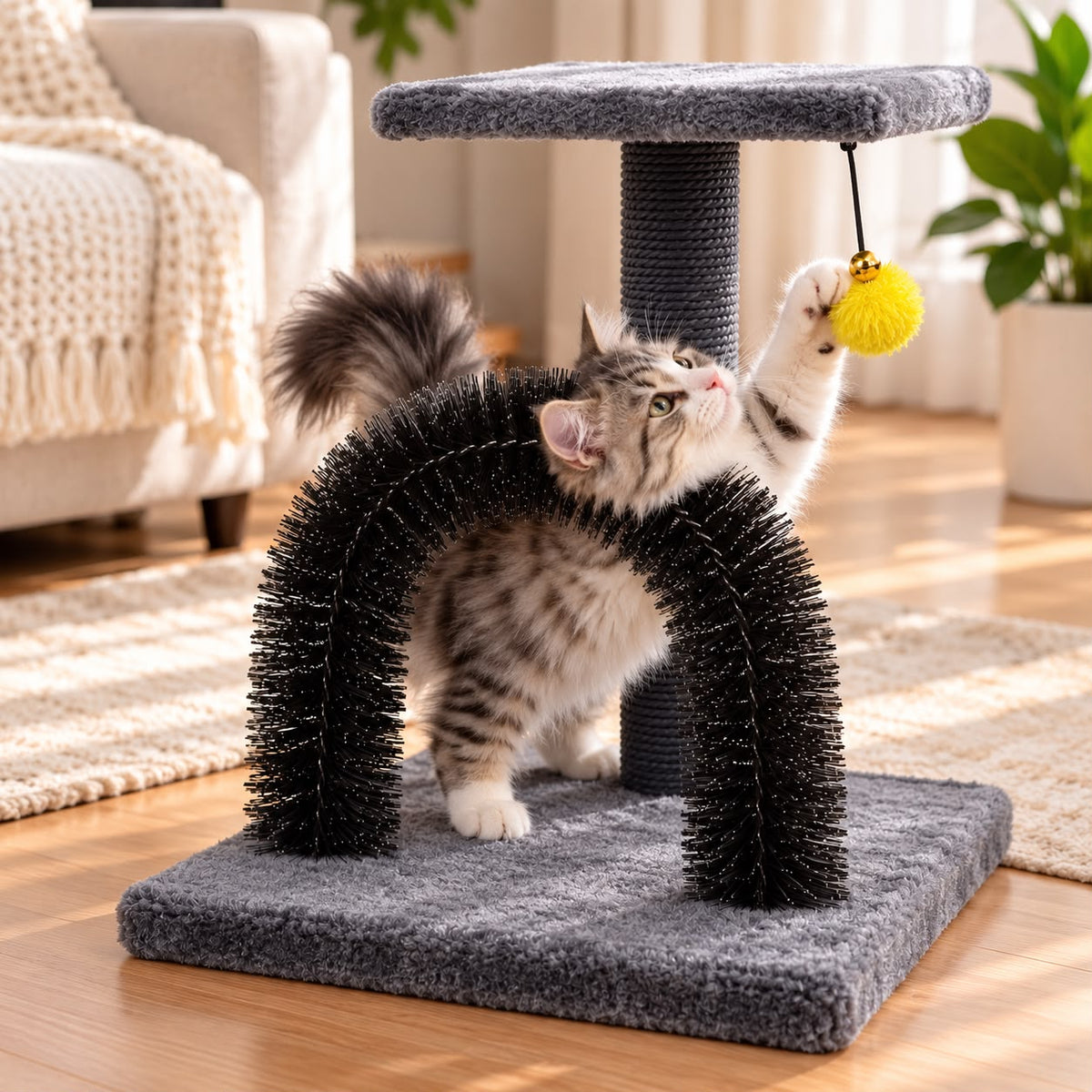 2-in-1 Cat Scratcher – 46CM