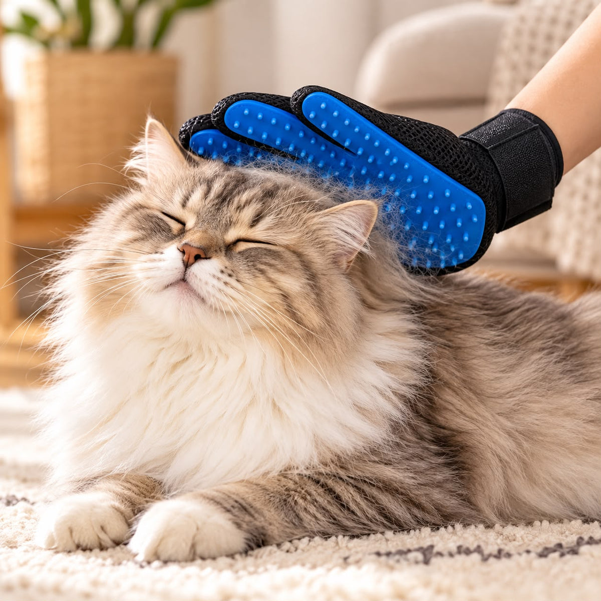 Pet Grooming Glove – Fur Remover & Deshedding Glove